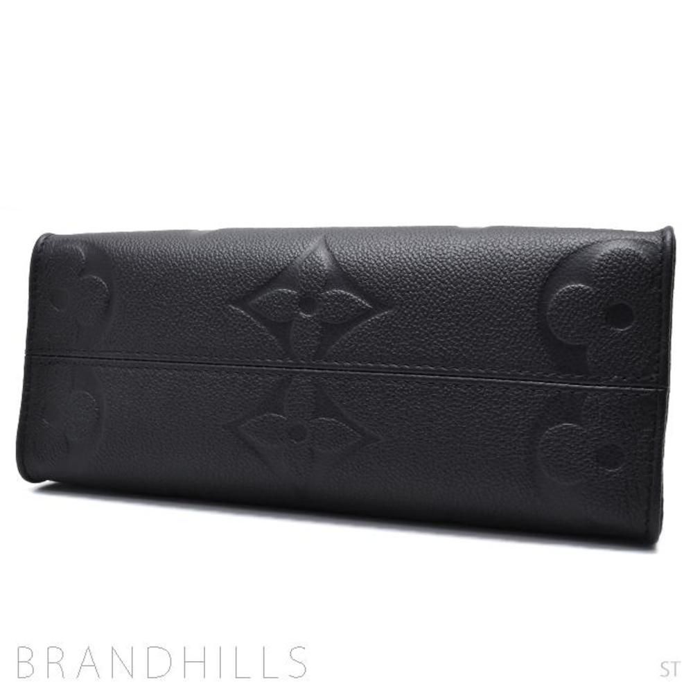 Louis Vuitton On The Go PM Handbag Emplant Noir Black - Picture 4 of 7